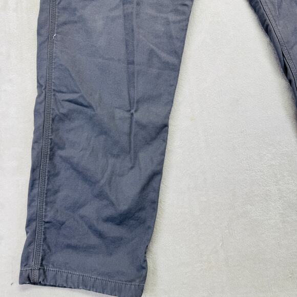 Carhartt Pants Men 44x32 Gray Rugged Flex Relaxed Fit Canvas Knit Lined Utility - Picture 4 of 14